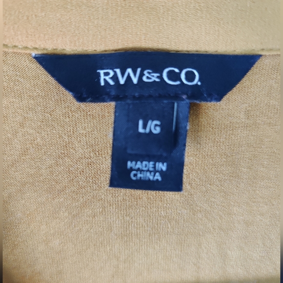 Yellow polkadot bubble cap sleeve blouse LG - Picture 3 of 5